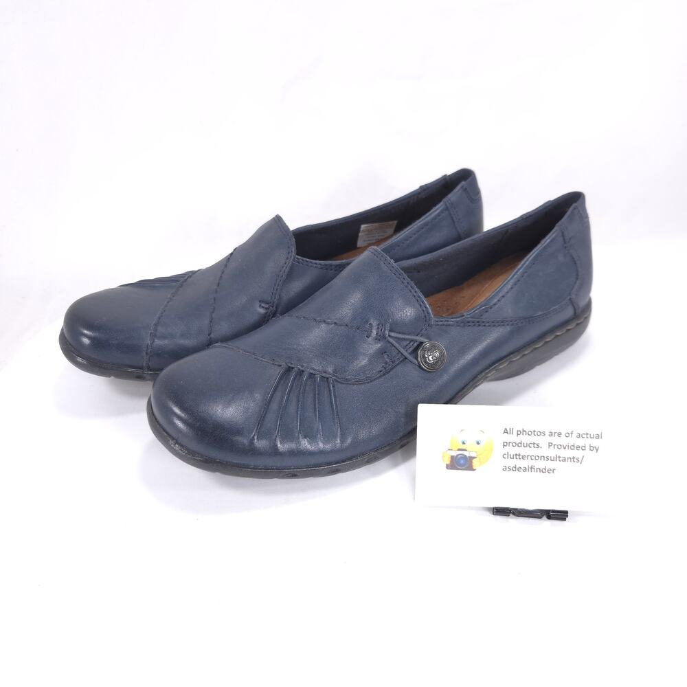 Rockport Cobb Hill Paulette Casual Slip On Shoe Womens Size 8.5 CAG01NV Blue